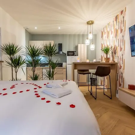 Loveroom En Centre Avec Jacuzzi - Notre Dame Apartamento